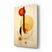 Bauhaus-modernist panel bringing refined glow to a designer studio