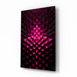 Fractal-bloom panel bringing mystic glow to a meditation corner