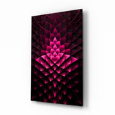 Fractal-bloom panel bringing mystic glow to a meditation corner