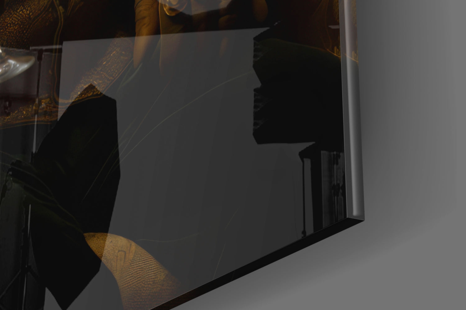 Gentleman - Bear Glass Wall Art|| Designer's Collection.