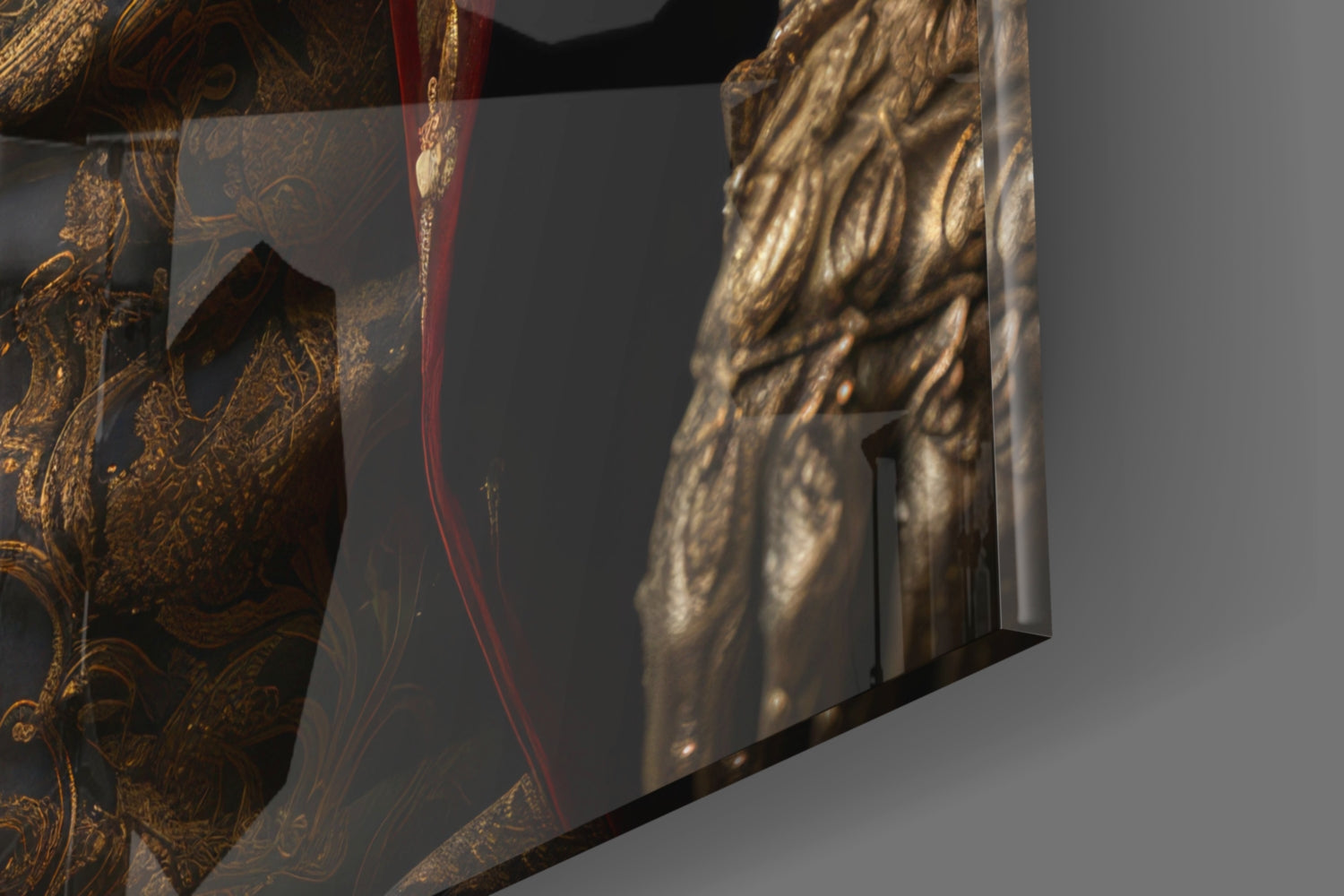 Gentleman Glass Wall Art|| Designer's Collection.