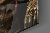 Gentleman panel catching lamp light to reveal its cinematic glow
