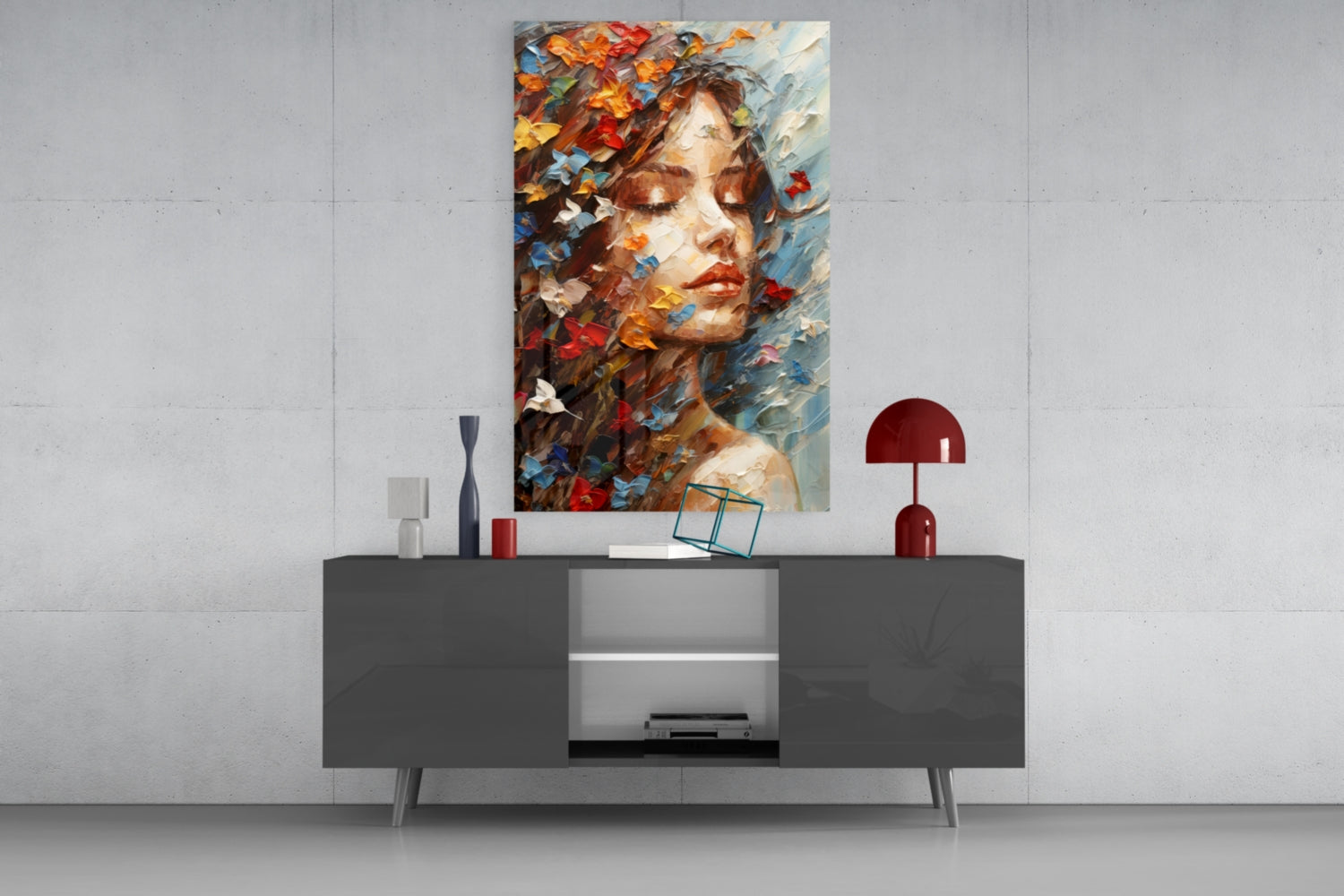 Pleasure Glass Wall Art|| Designer's Collection.