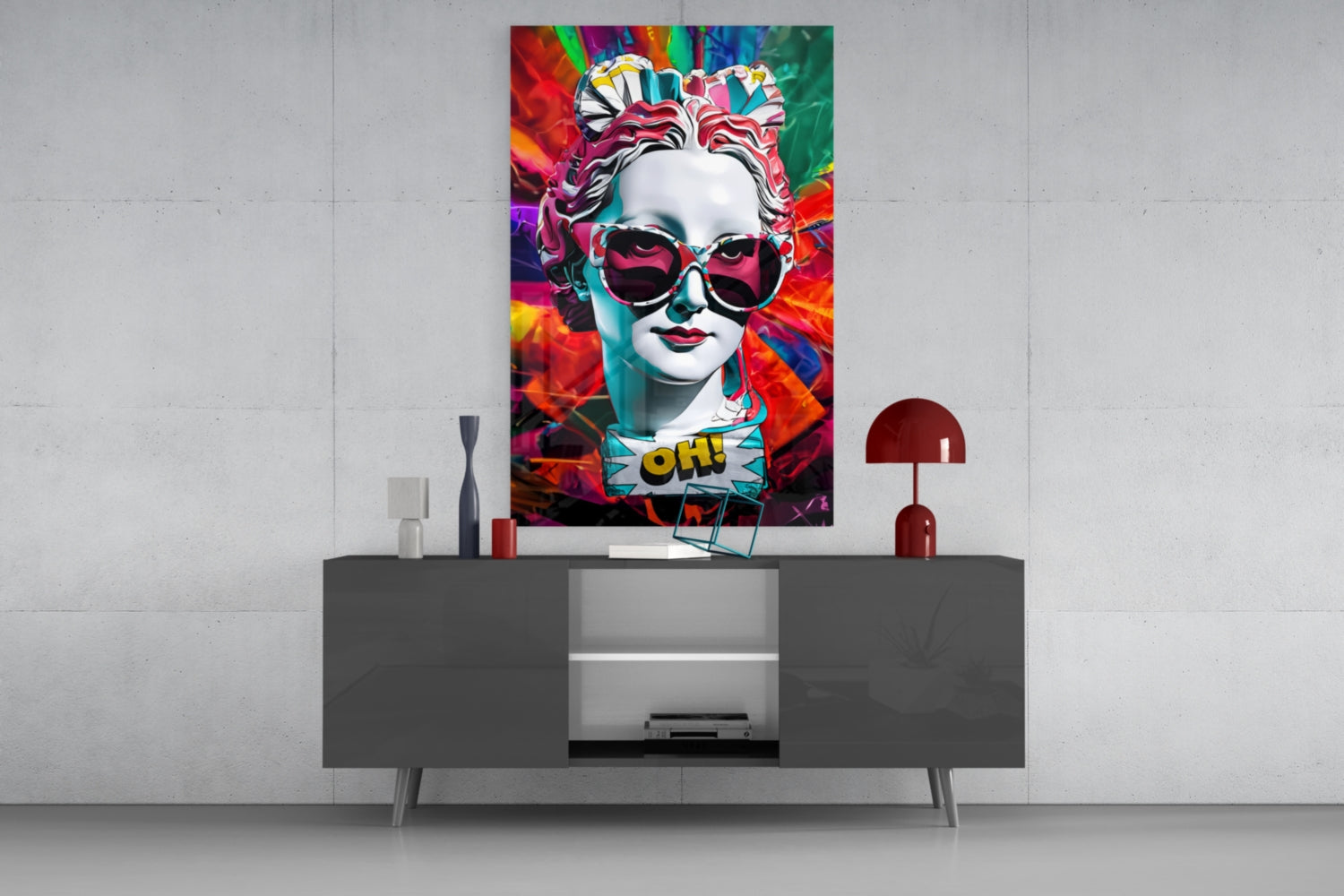 Oh! Glass Wall Art || Designer Collection.