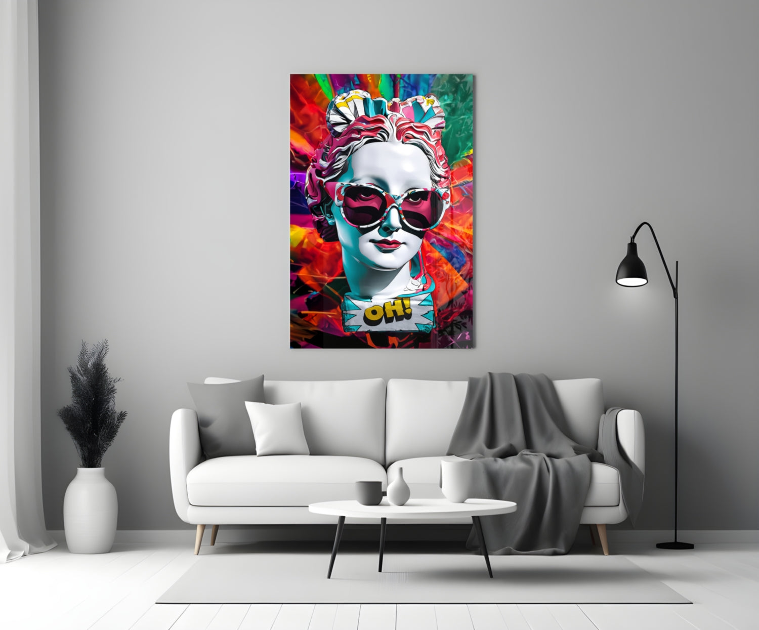 Oh! Glass Wall Art || Designer Collection.