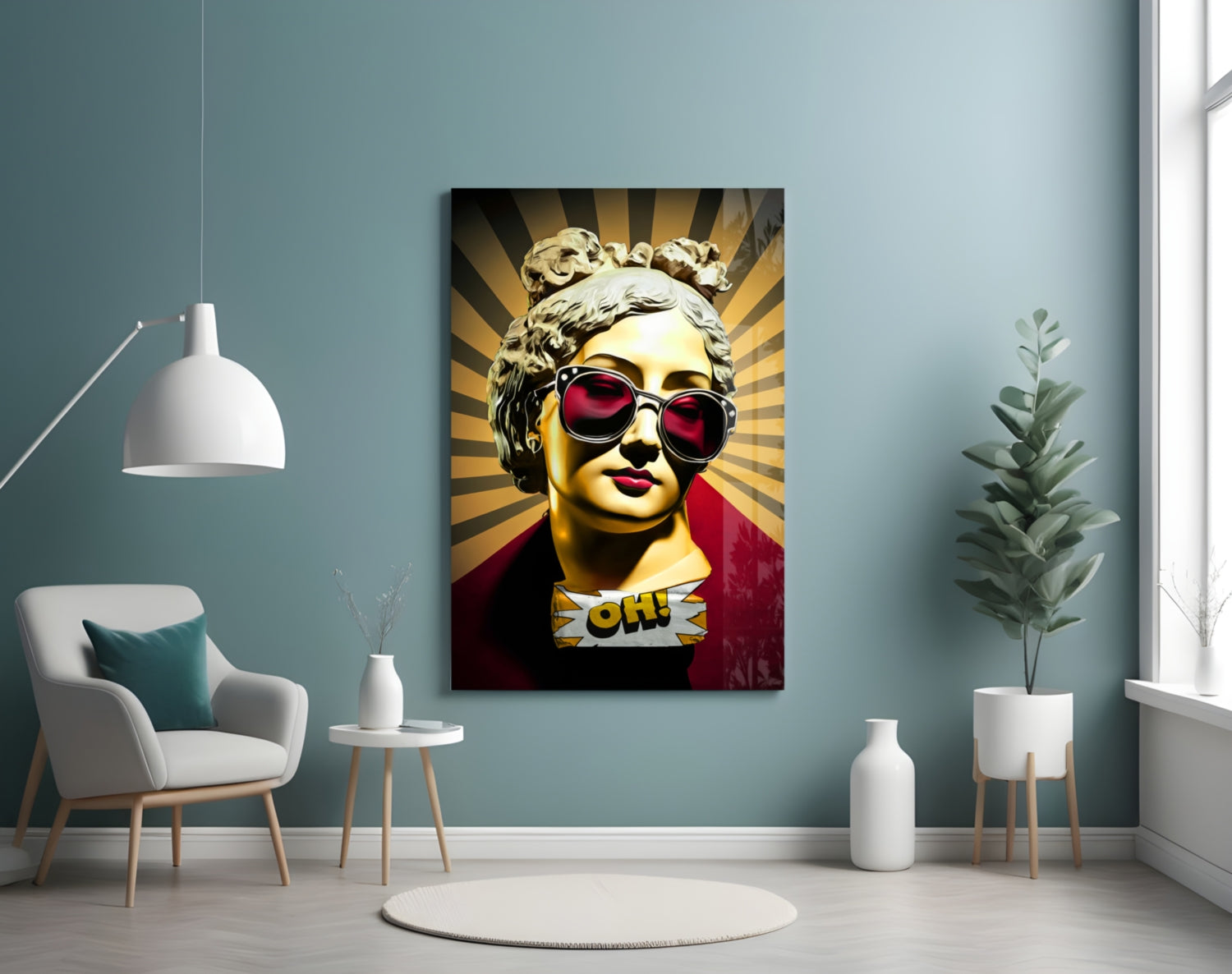 Oh! Glass Wall Art || Designer Collection.