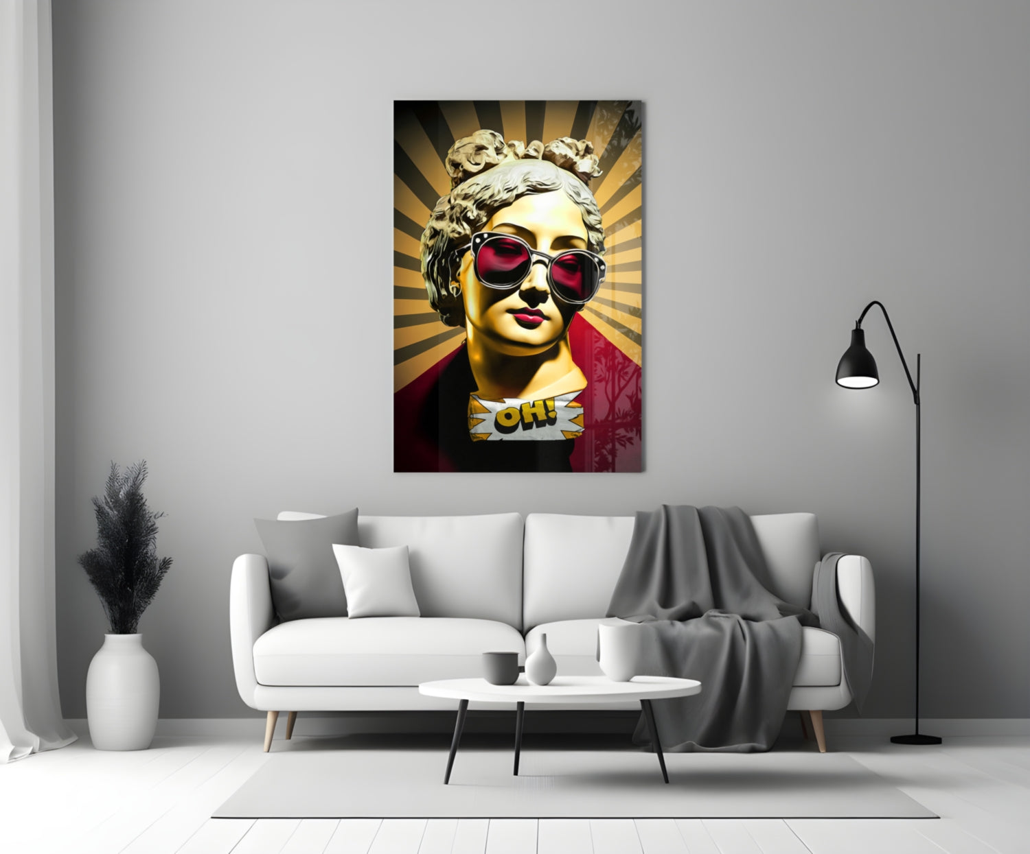 Oh! Glass Wall Art || Designer Collection.