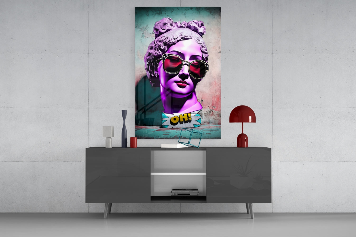 Oh! Glass Wall Art || Designer Collection.