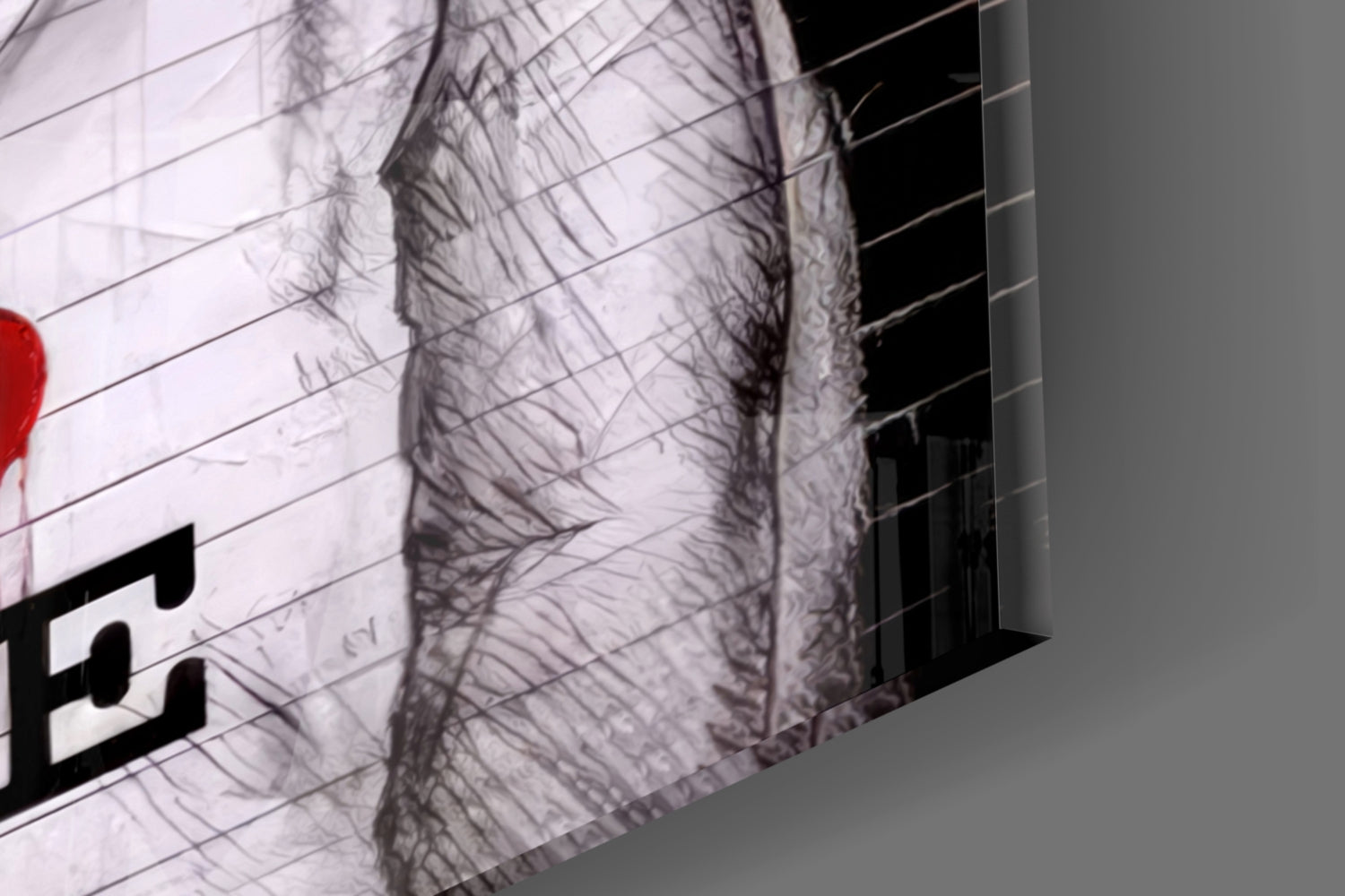 I Love Life Glass Wall Art || Designer Collection.