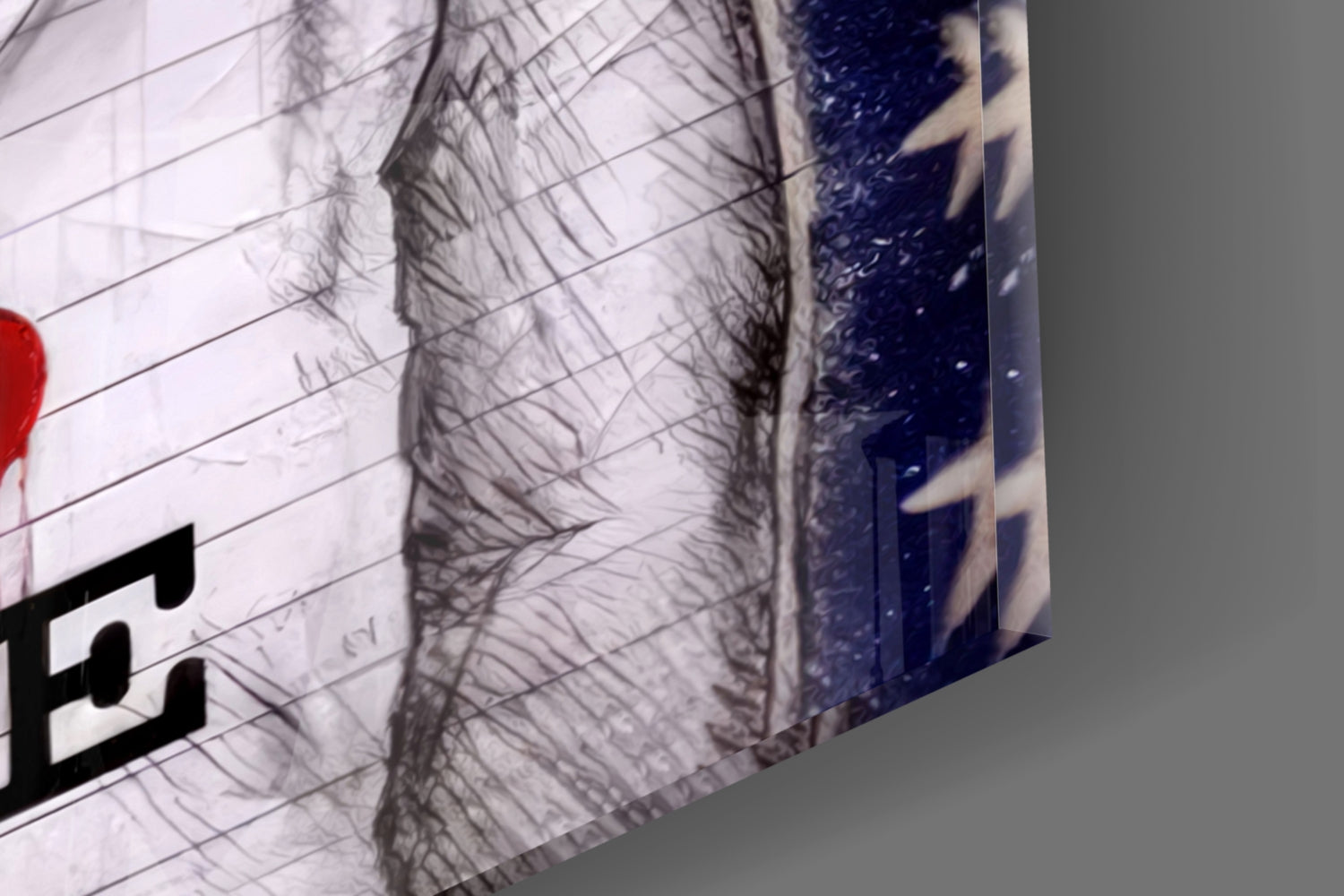 I Love Life Glass Wall Art || Designer Collection.