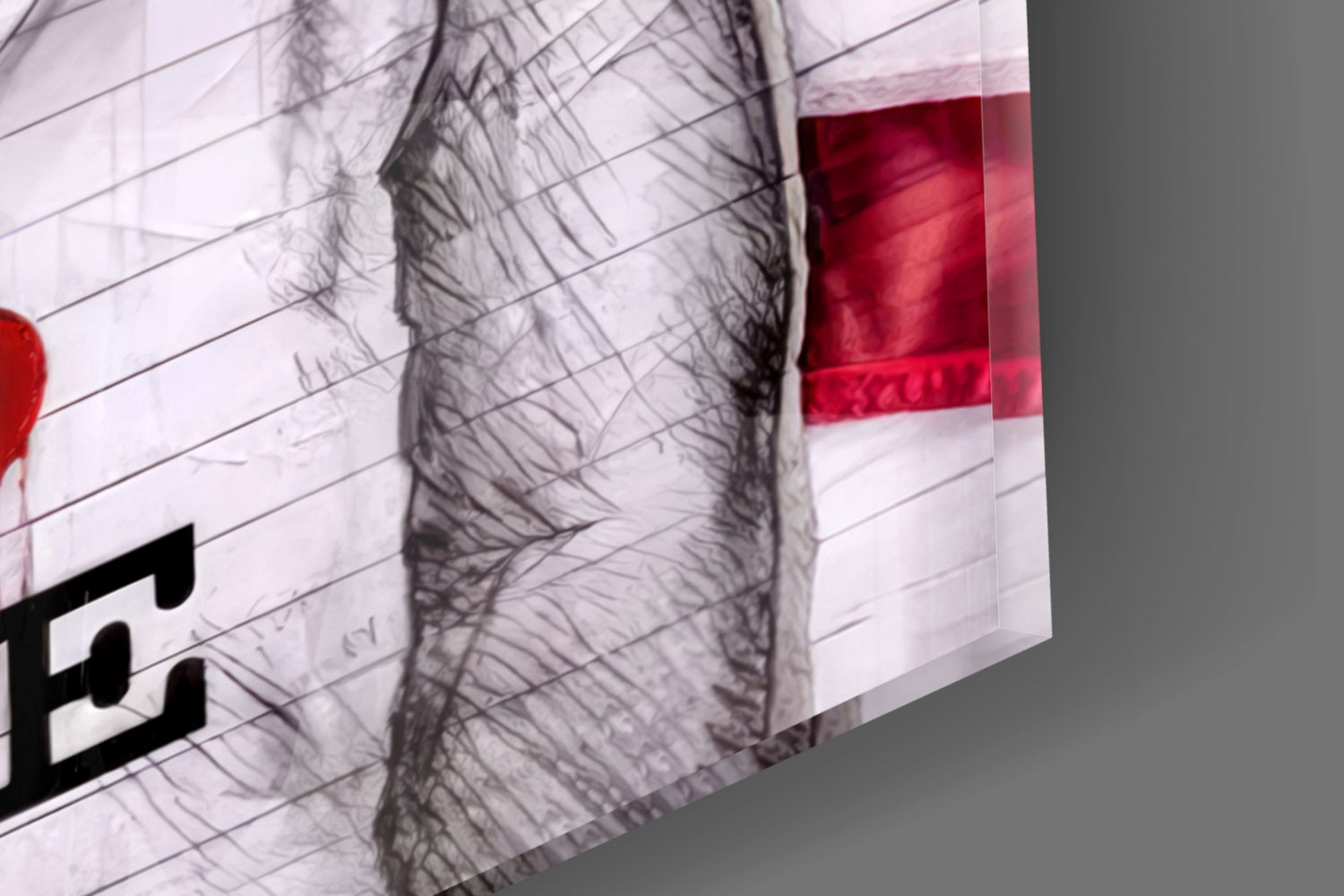 I Love Life Glass Wall Art || Designer Collection.