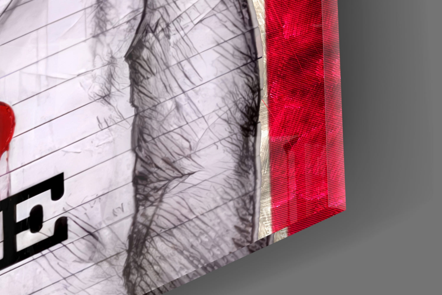 I Love Life Glass Wall Art || Designer Collection.