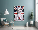 I Love Life Glass Wall Art || Designer Collection