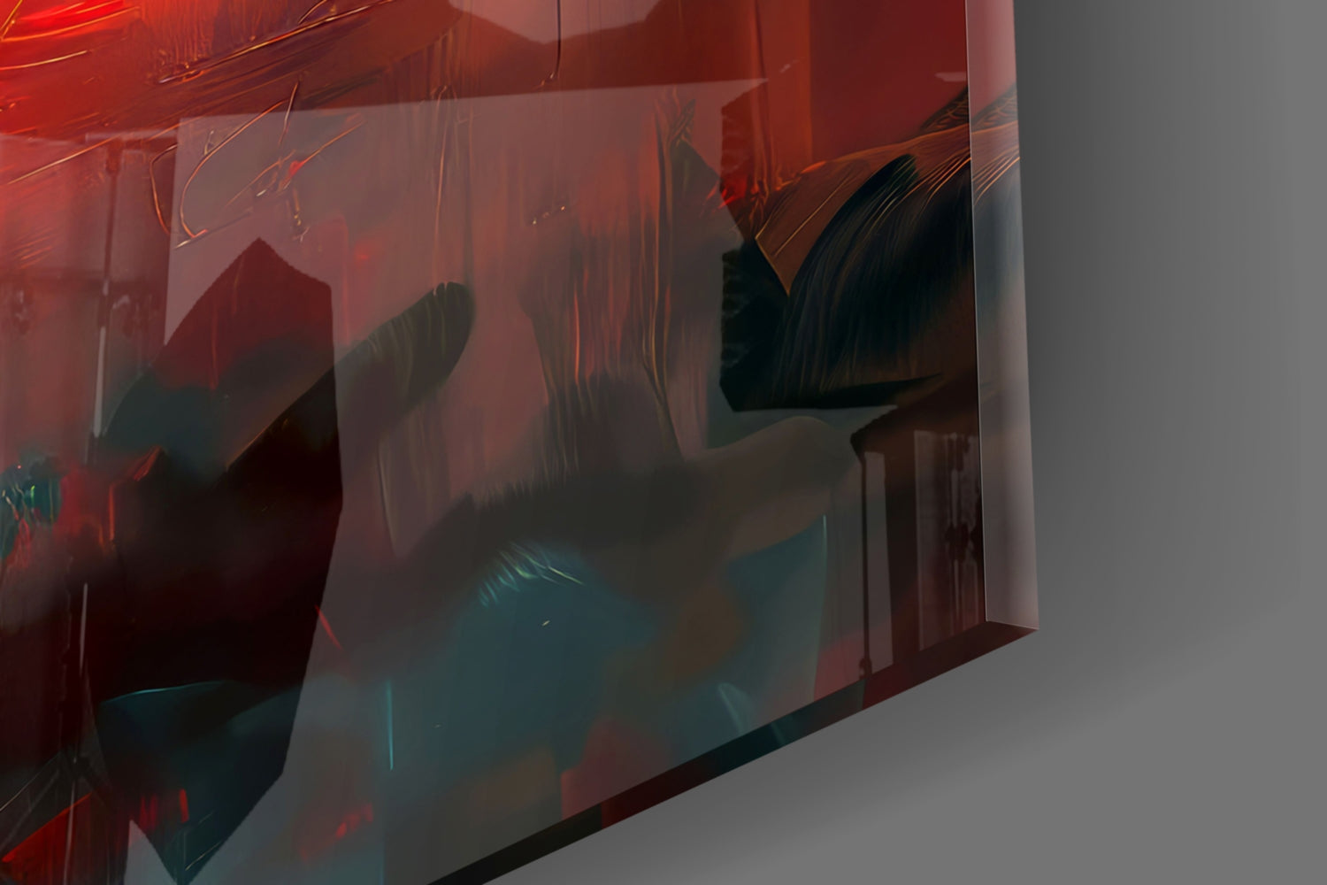 Cross Glass Wall Art || Designer Collection.