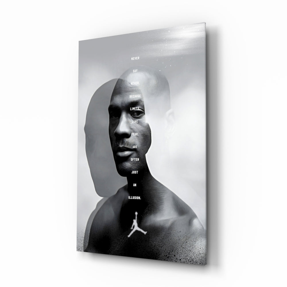 Cinematic-basketball panel bringing legend glow to a home gym