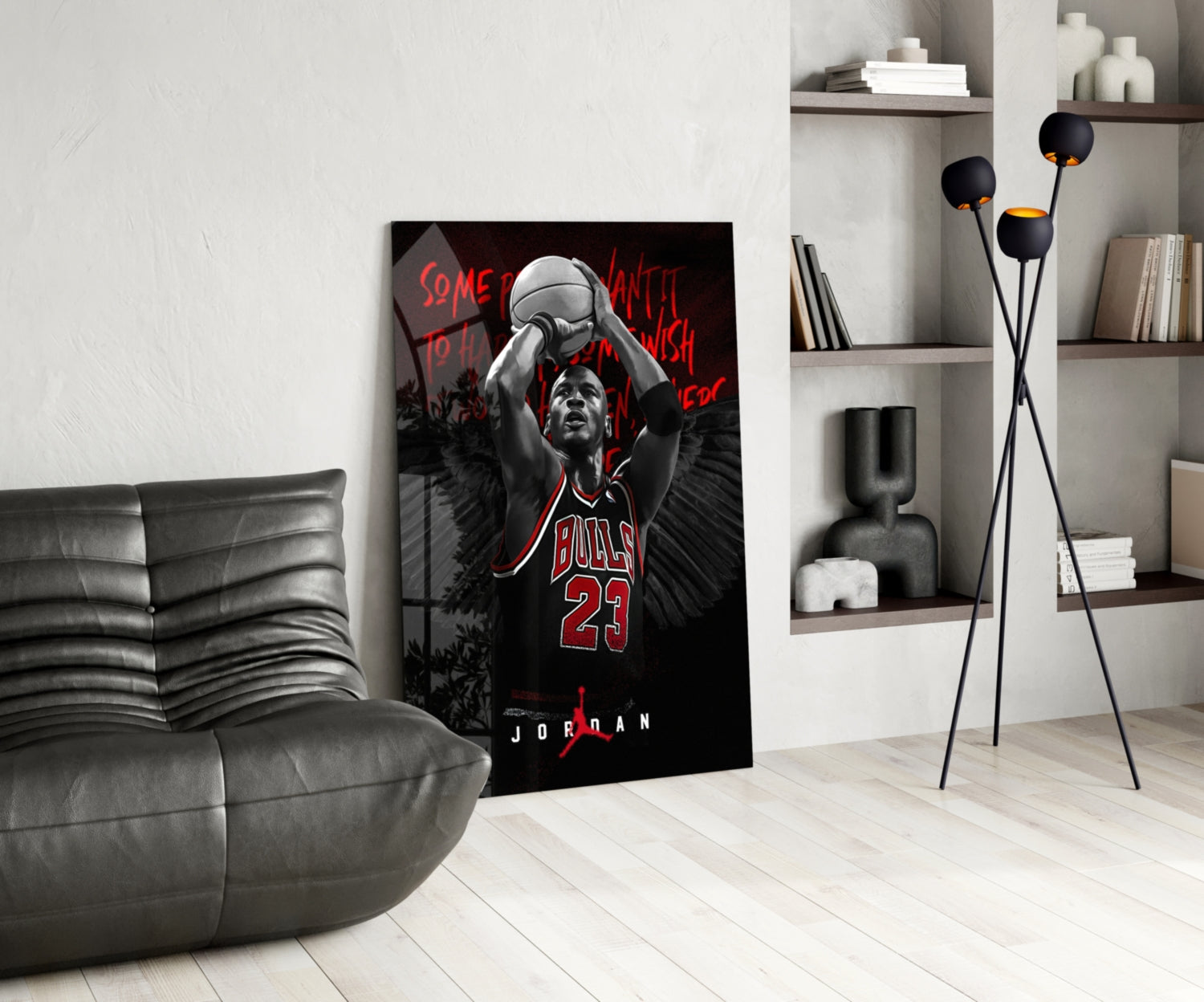 Jordan Glass Wall Art || Designer Collection.