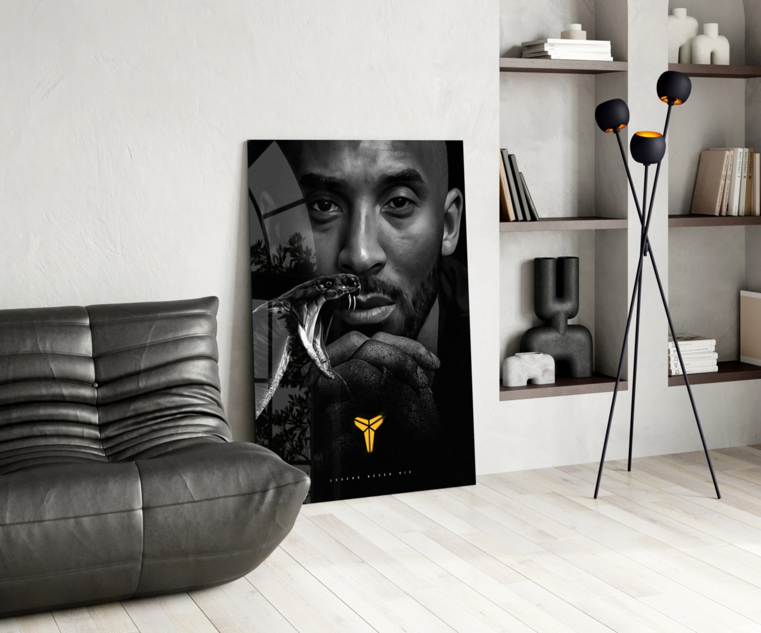 Kobe Bryant Glass Wall Art || Designer Collection.