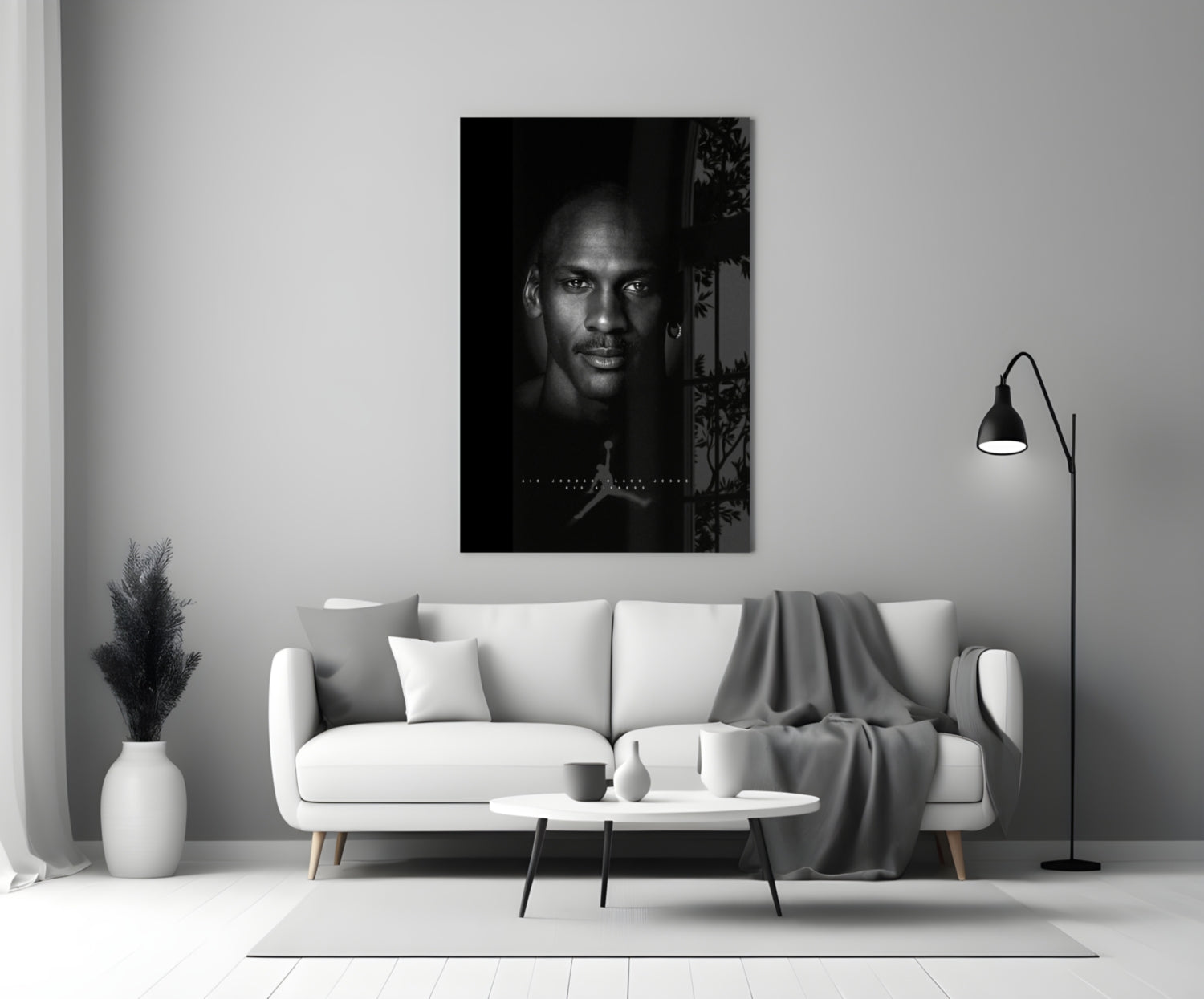 Jordan Glass Wall Art || Designer Collection.