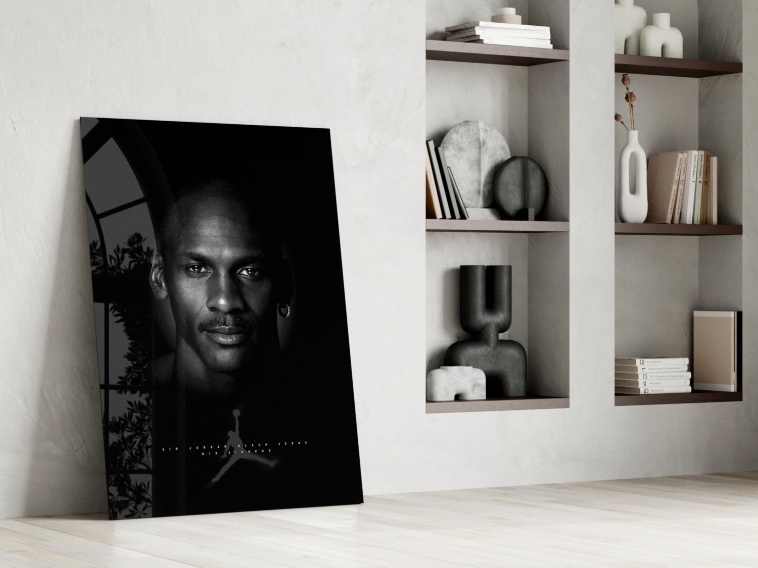 Jordan Glass Wall Art || Designer Collection.