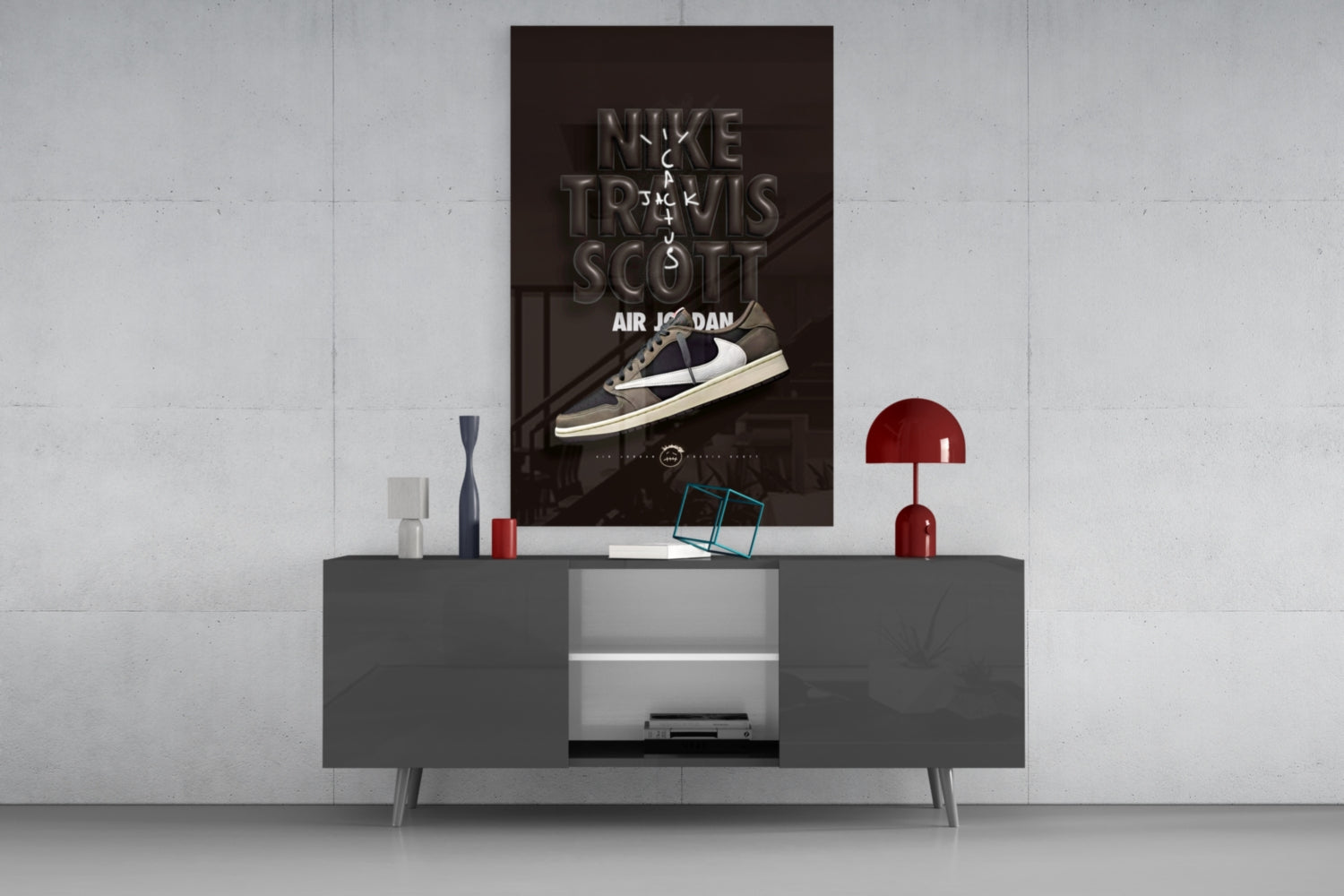 Air Jordan Glass Wall Art || Designer Collection.