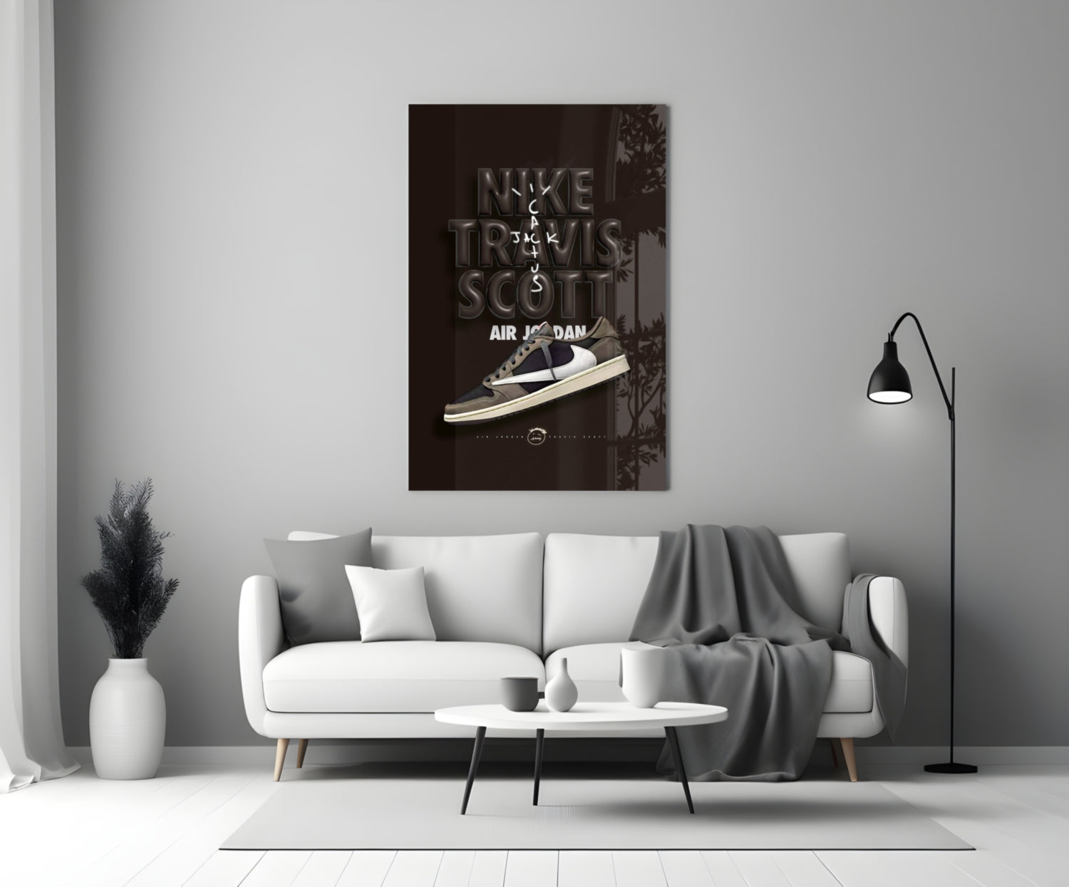 Air Jordan Glass Wall Art || Designer Collection.