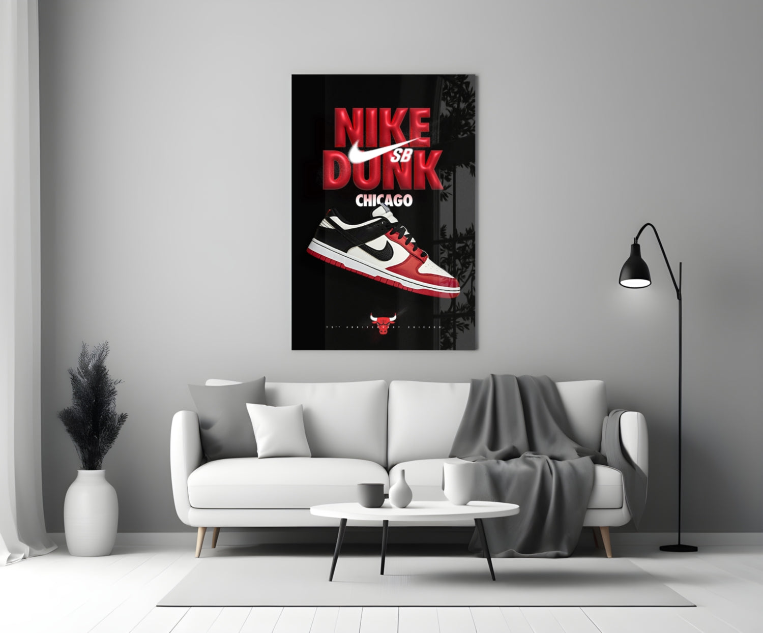 Dunk Glass Wall Art || Designer Collection.