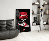 Dunk Glass Wall Art || Designer Collection.