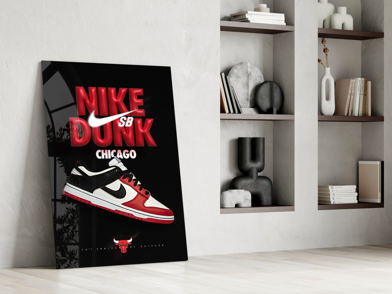 Dunk Glass Wall Art || Designer Collection.