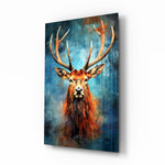 Deer Glass Wall Art || Designer Collection.