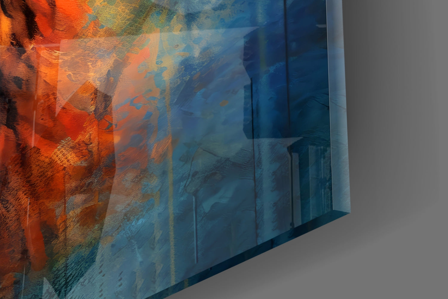 Deer Glass Wall Art || Designer Collection.