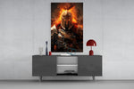 Warrior Glass Wall Art || Designer Collection.