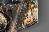 Gladiator panel catching lamp light to reveal its cinematic glow