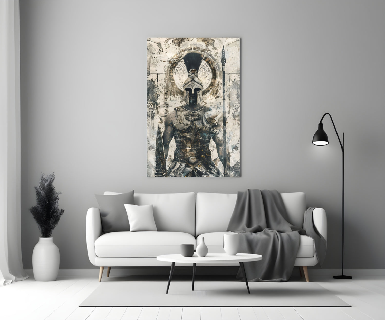 Gladiator Glass Wall Art || Designer Collection.