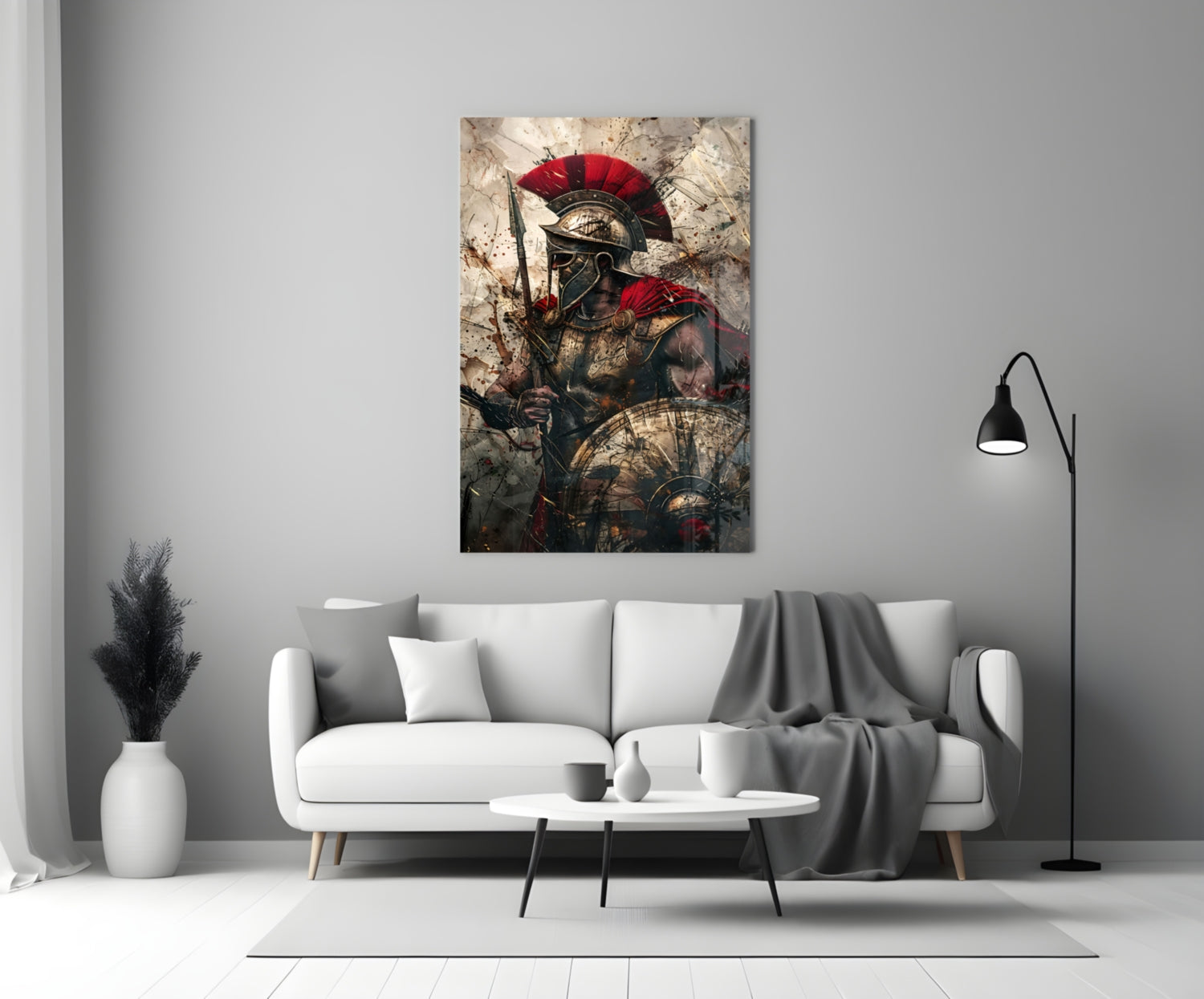 Gladiator Glass Wall Art || Designer Collection.