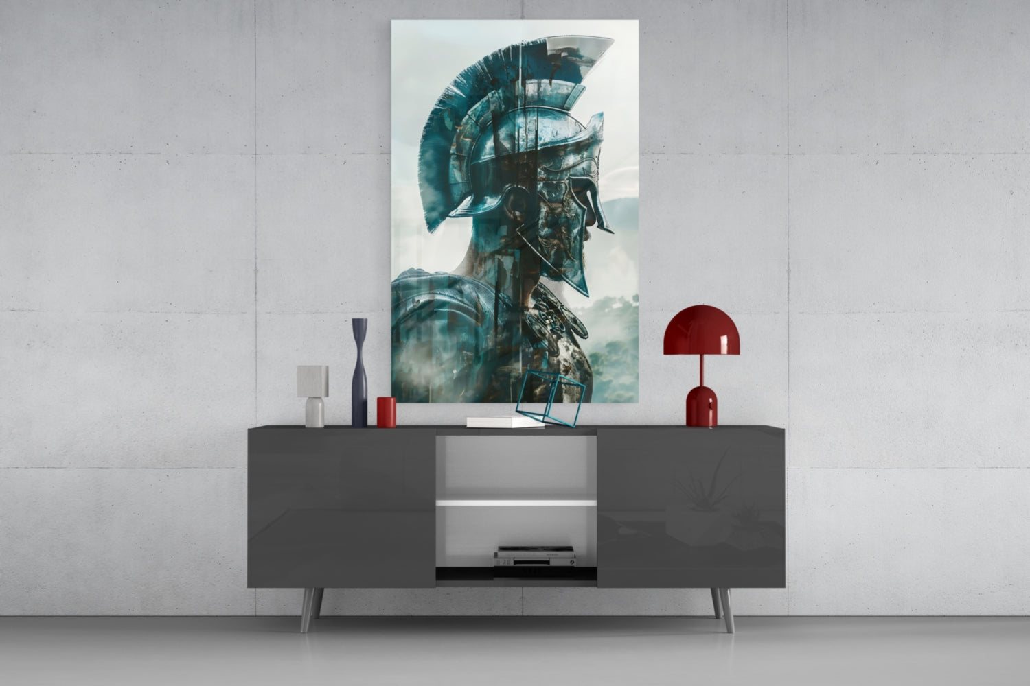 Gladiator Glass Wall Art || Designer Collection.