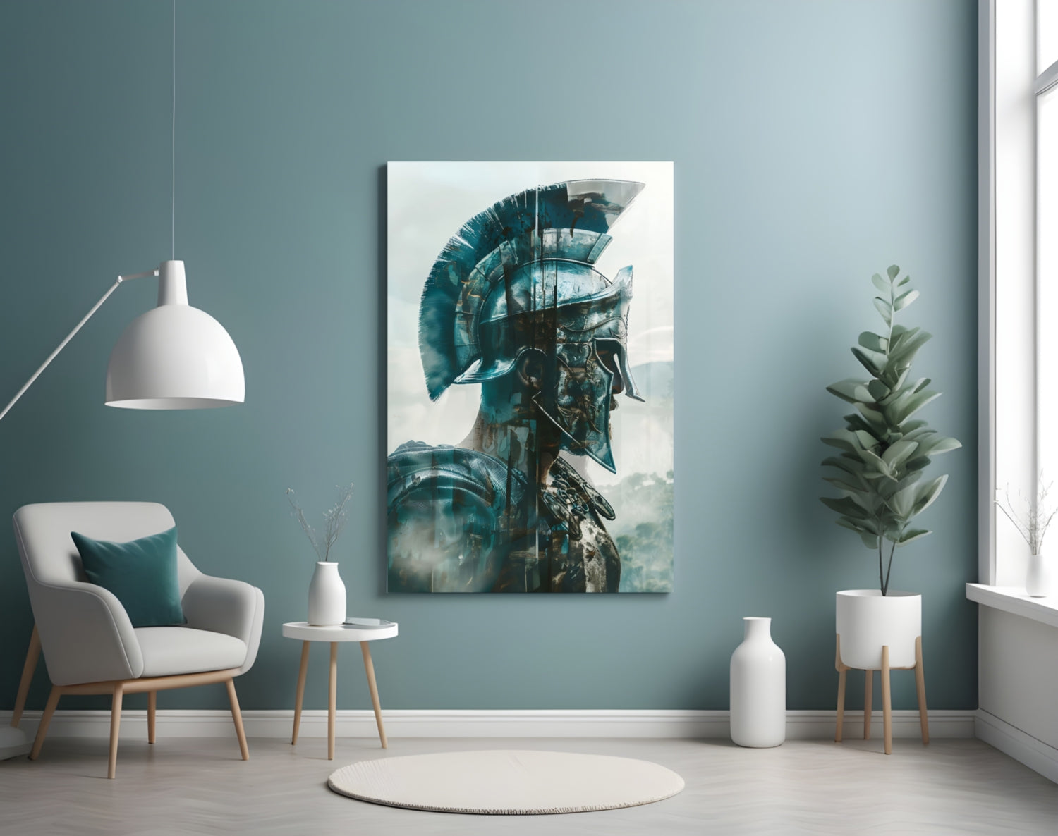 Gladiator Glass Wall Art || Designer Collection.