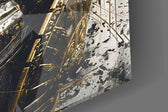 Gladiator panel catching lamp light to reveal its cinematic glow