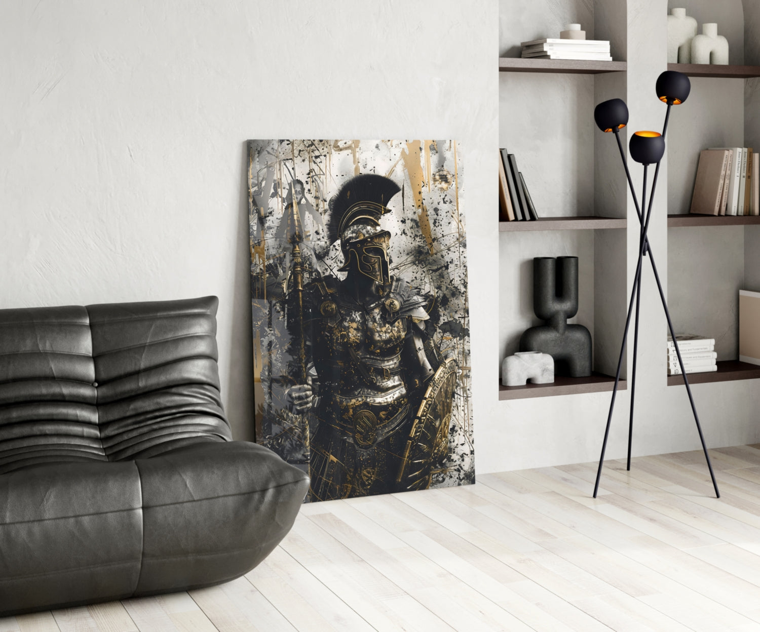 Gladiator Glass Wall Art || Designer Collection.