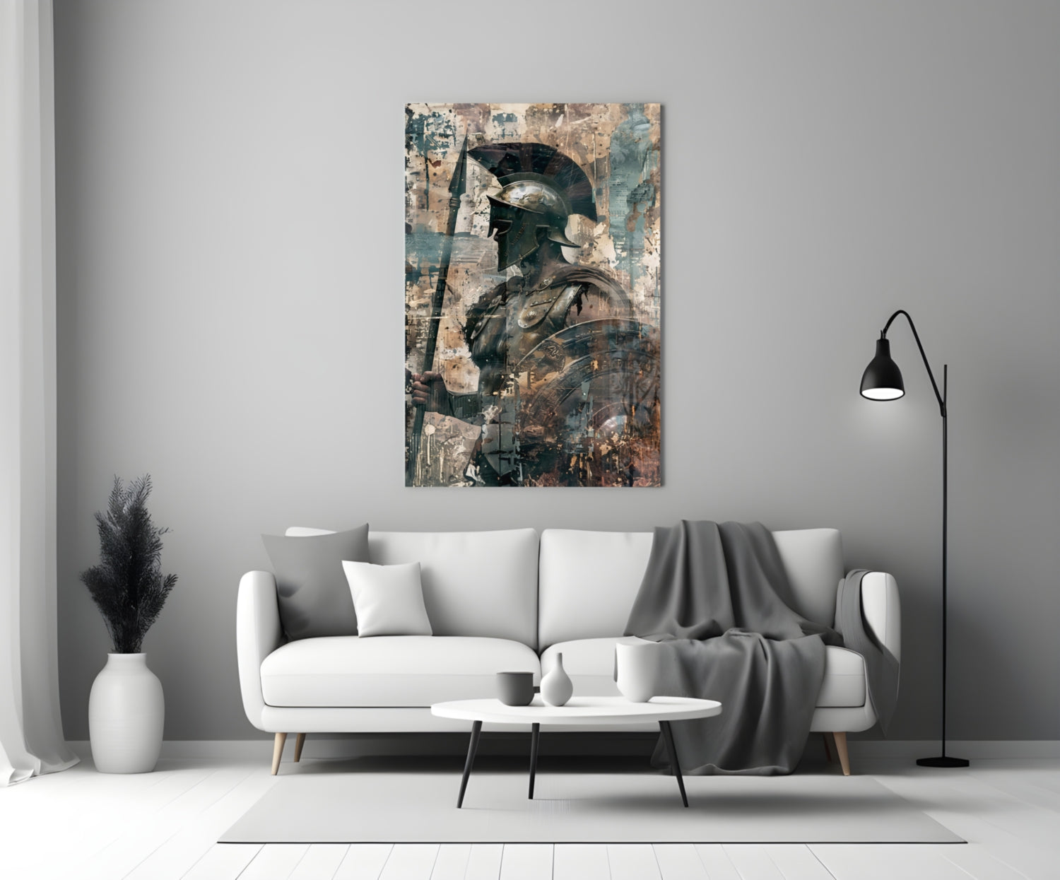 Gladiator Glass Wall Art || Designer Collection.