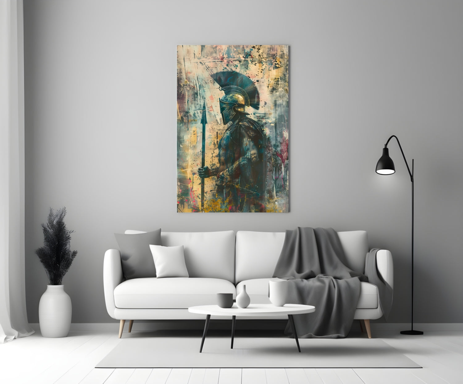 Gladiator Glass Wall Art || Designer Collection.