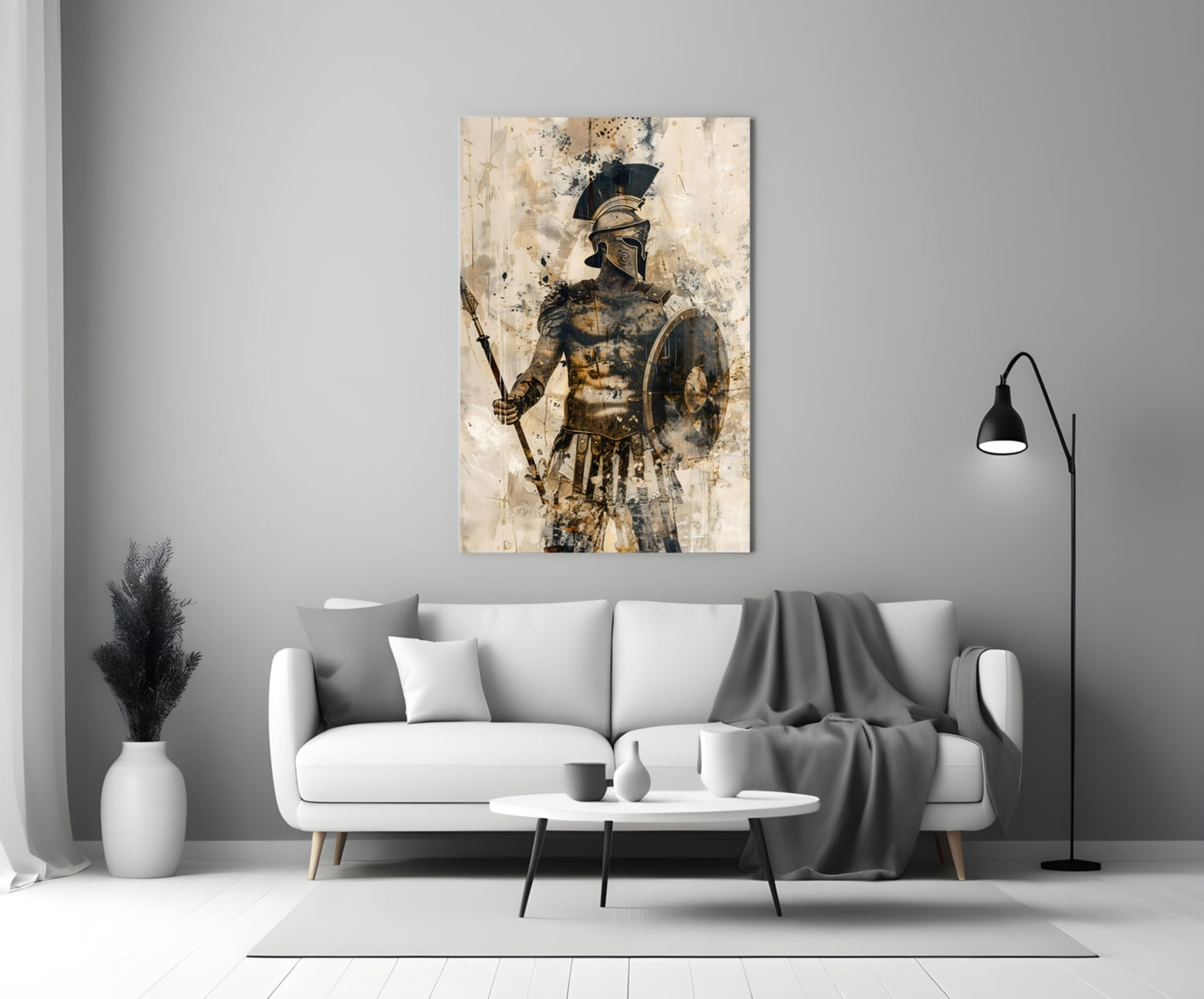 Gladiator Glass Wall Art || Designer Collection.