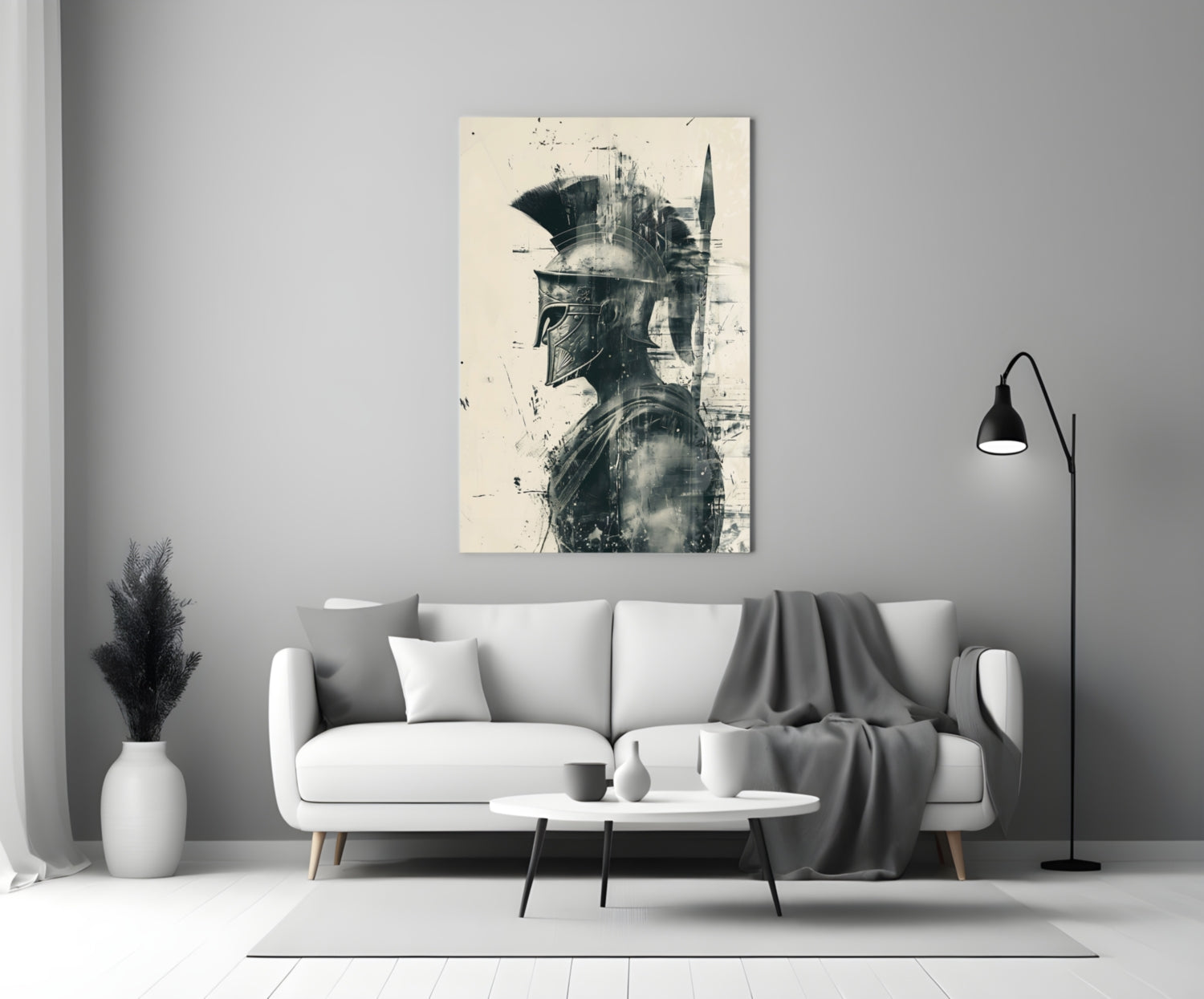 Gladiator Glass Wall Art || Designer Collection.