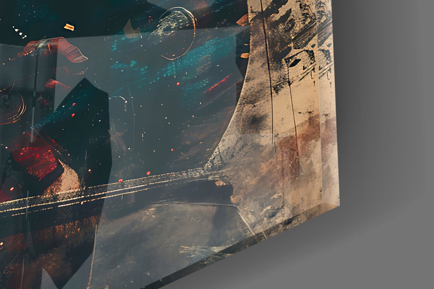 Gladiator Glass Wall Art || Designer Collection.