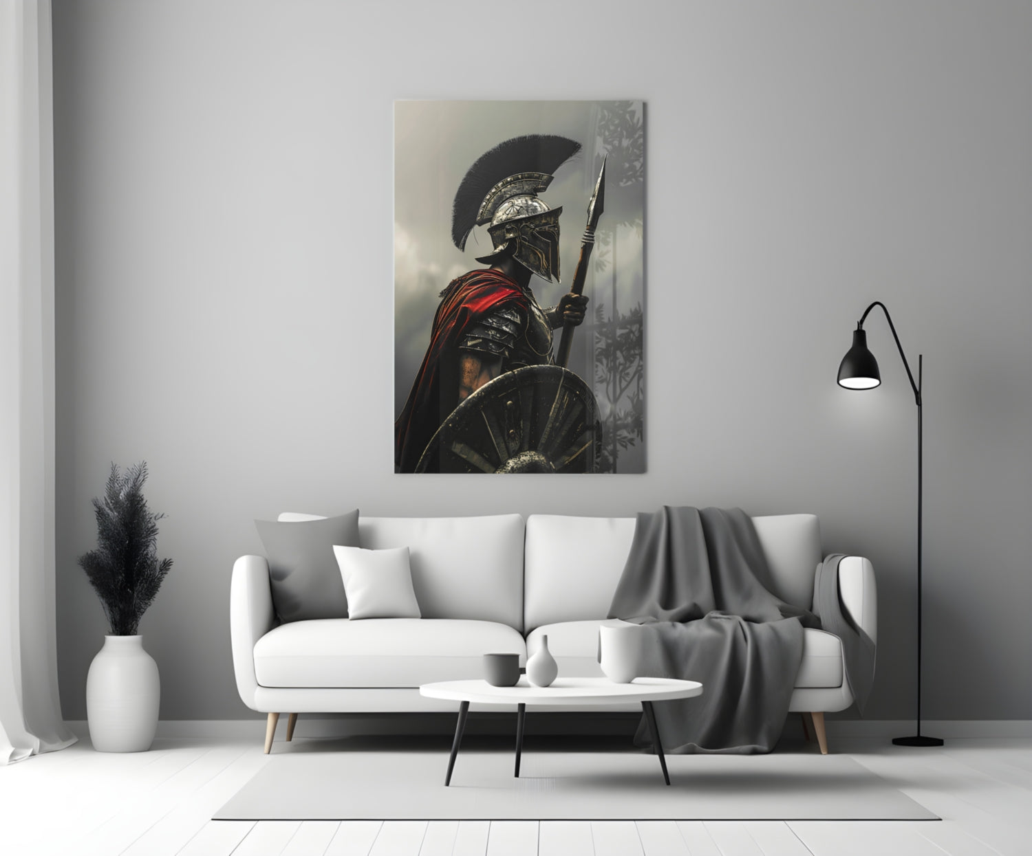 Gladiator Glass Wall Art || Designer Collection.