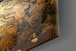 Gladiator panel catching lamp light to reveal its cinematic glow