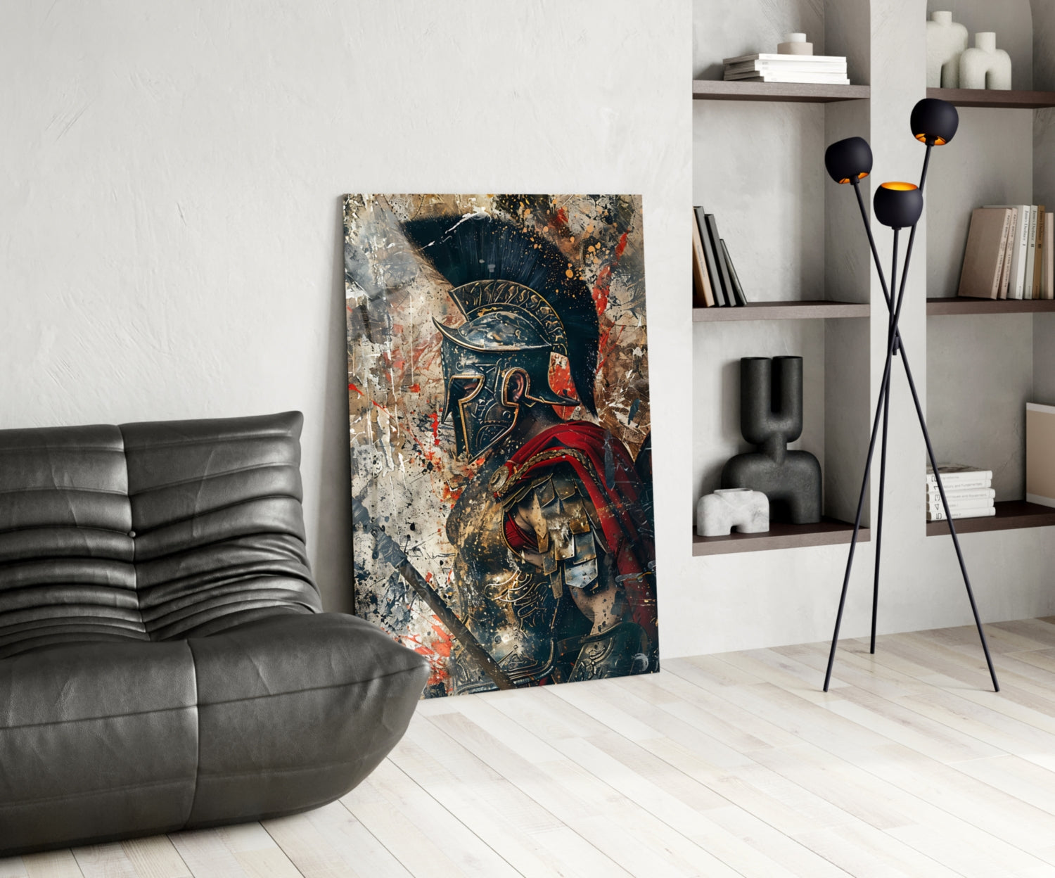 Gladiator Glass Wall Art || Designer Collection.