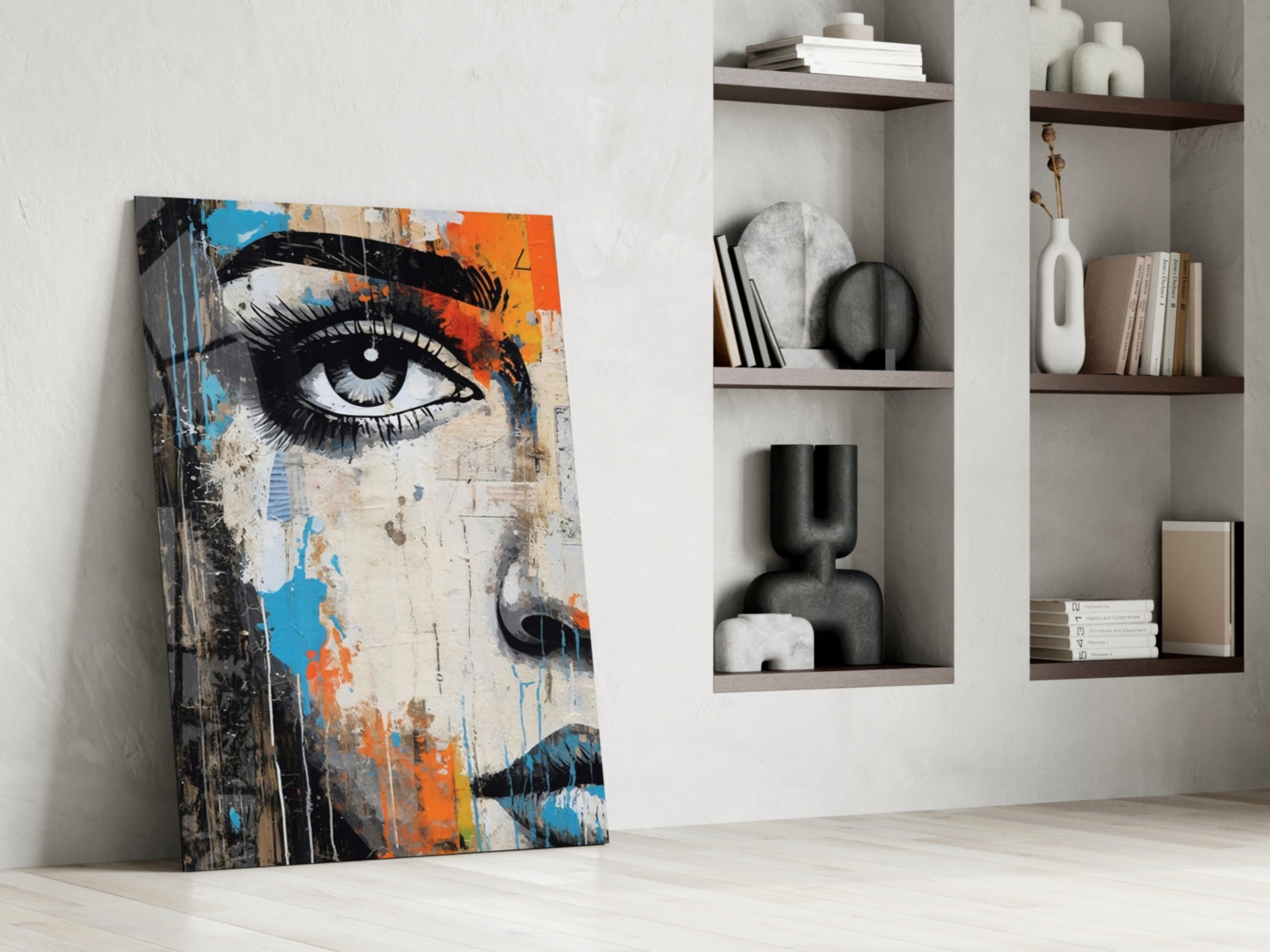 Half Portrait Glass Wall Art || Designer Collection.