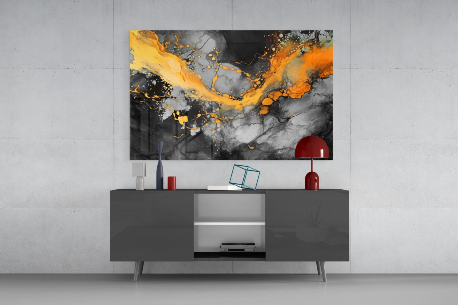 Marble Glass Wall Art || Designer Collection.