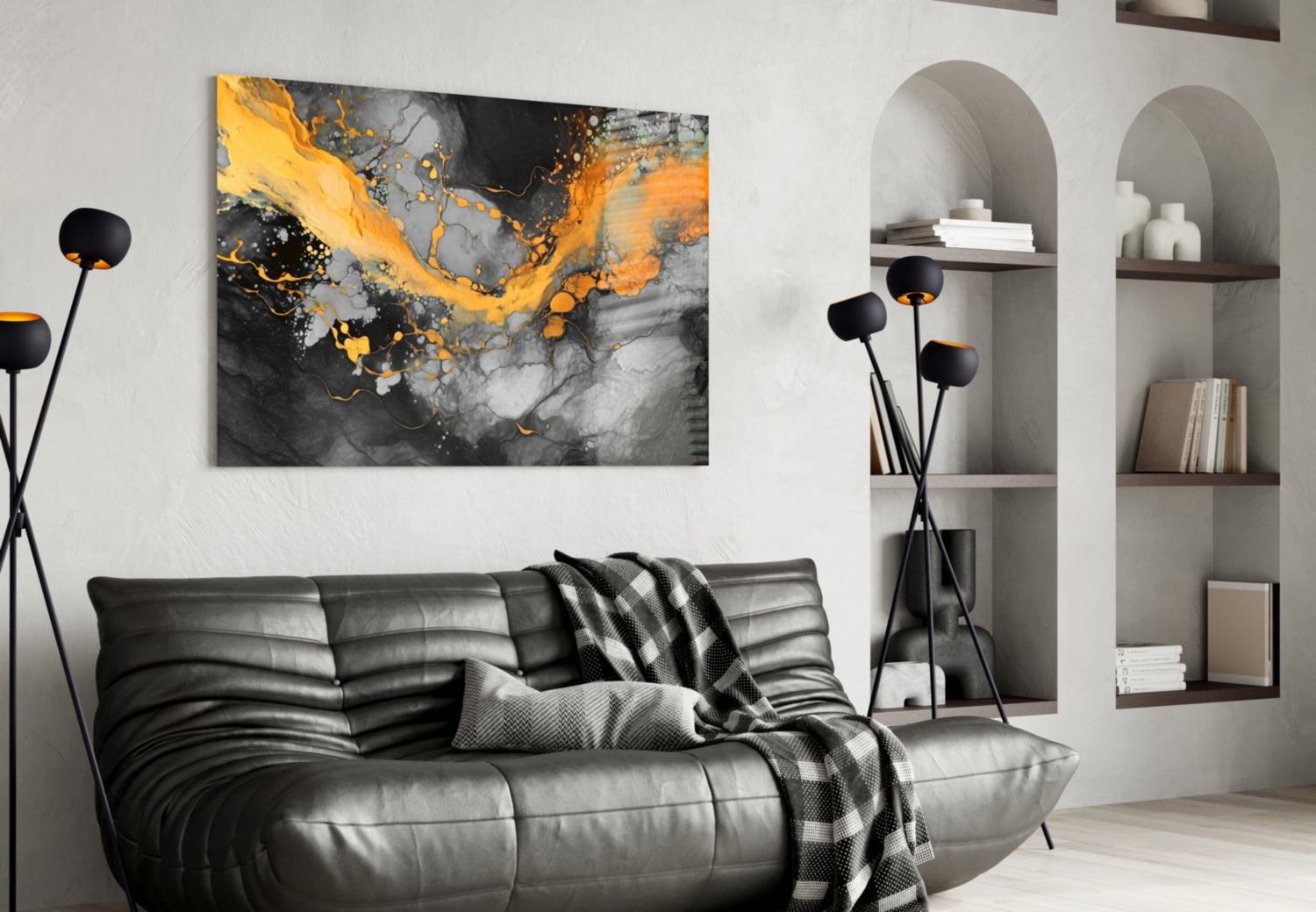 Marble Glass Wall Art || Designer Collection.