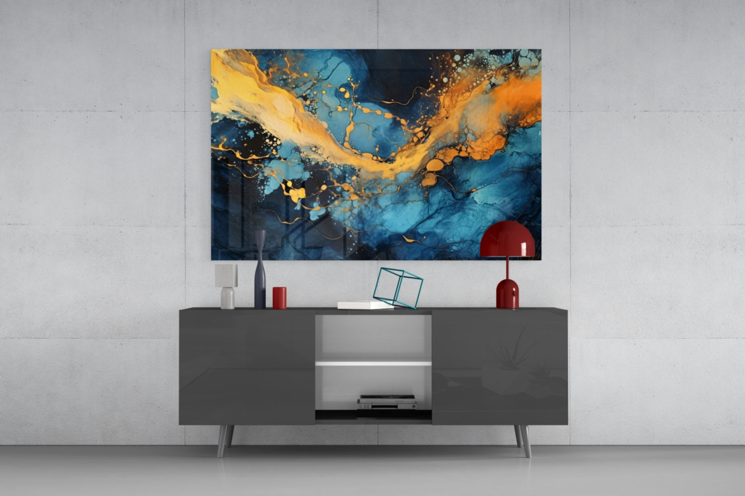 Marble Glass Wall Art || Designer Collection.